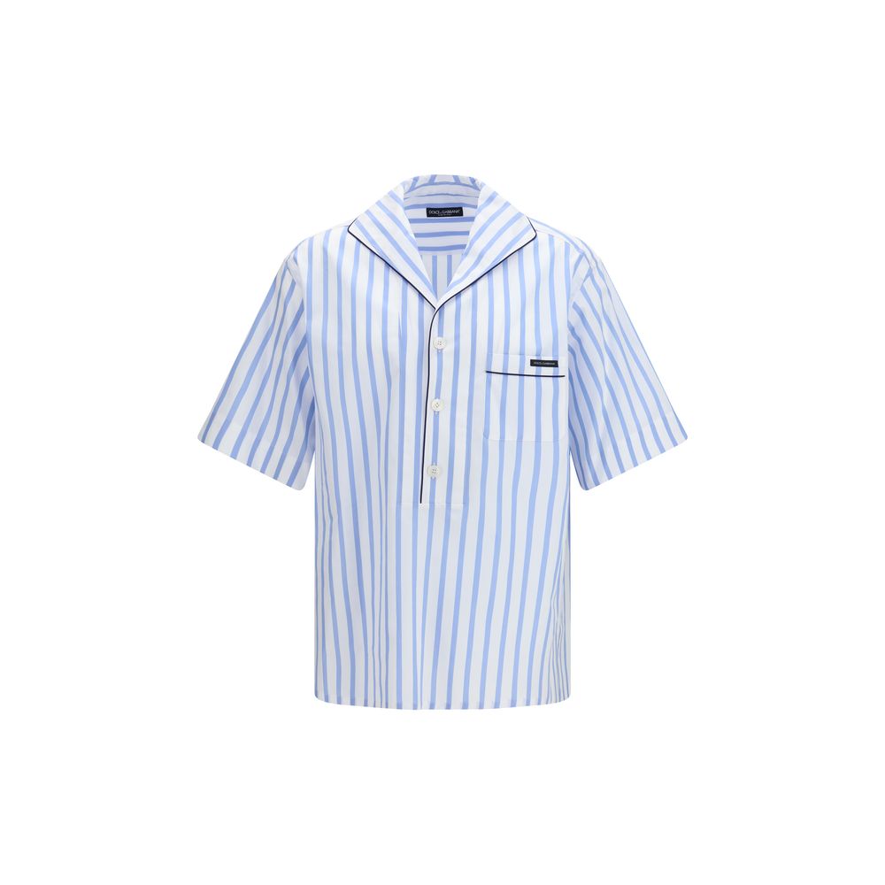 Dolce & Gabbana Cotton Multicolor Pattern Shirt