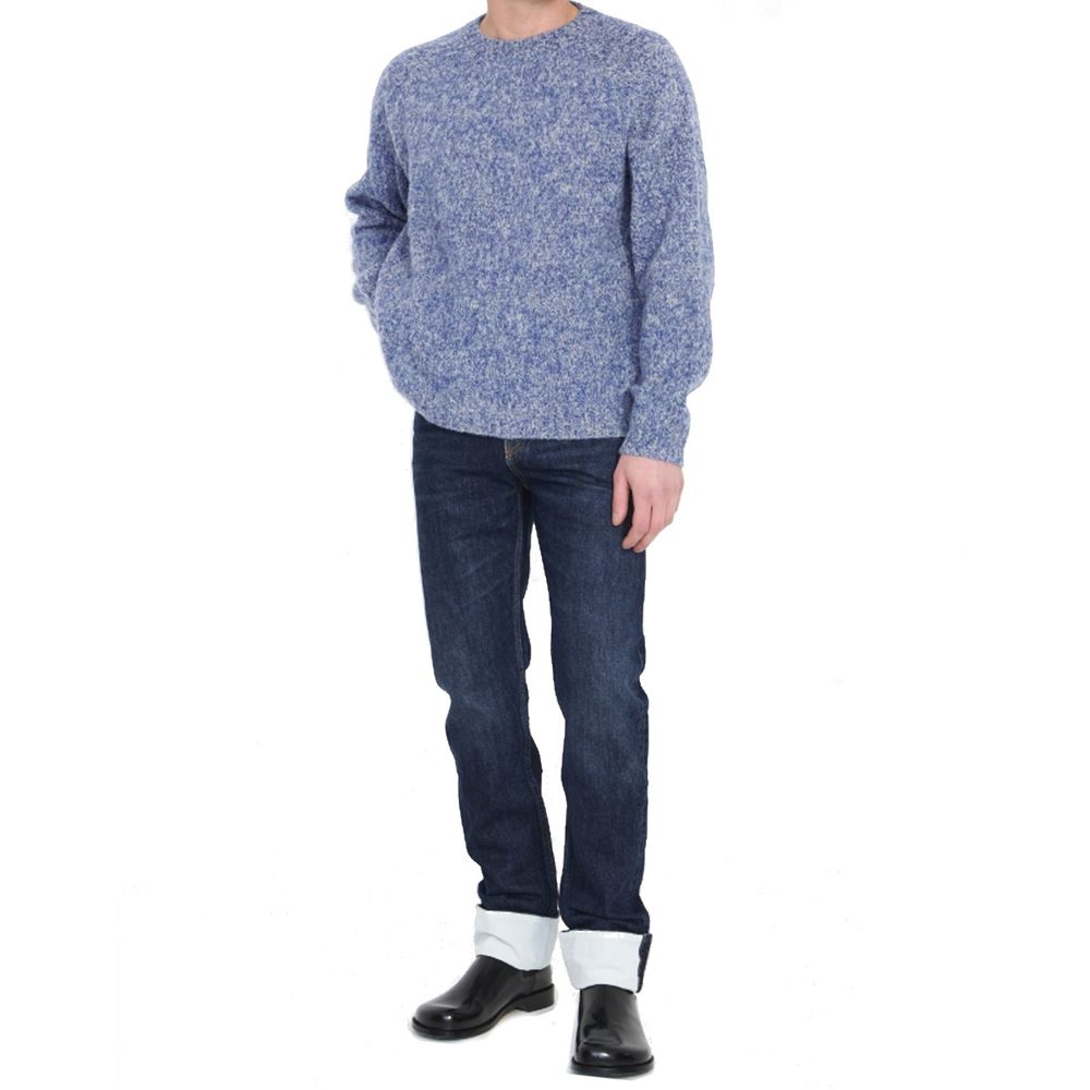 Loewe Cotton Straight-Leg Jeans in Blue