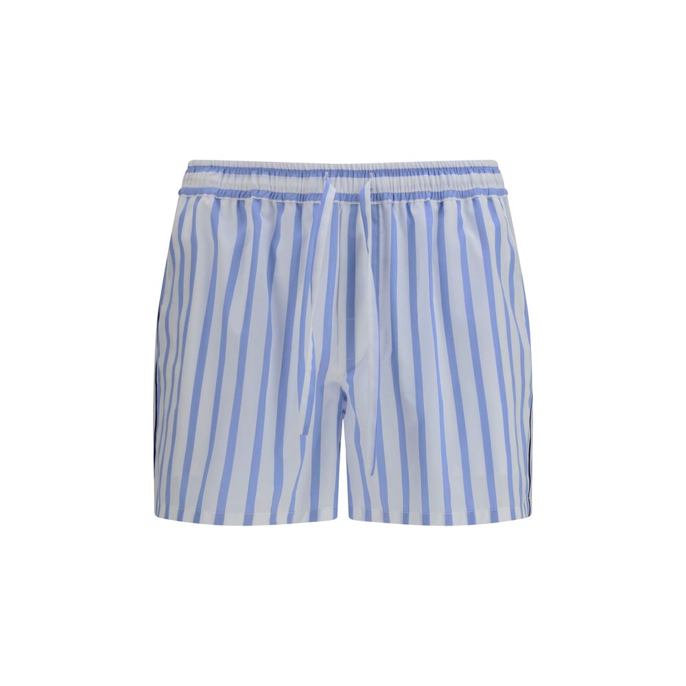 Dolce & Gabbana Cotton Bermuda Shorts in Blue