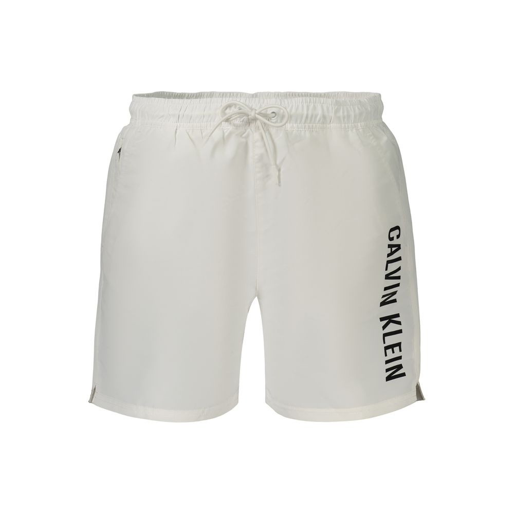 White Polyester Men's Short mens luxury fashion - Mens Edit