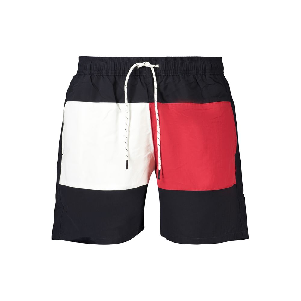 Blue Polyester Men's Swimwear mens luxury fashion - Mens Edit