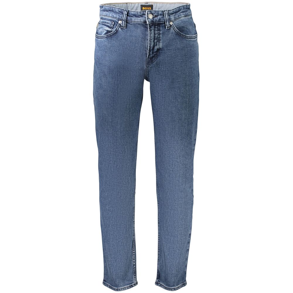 Blue Cotton Men's Jeans mens luxury fashion - Mens Edit