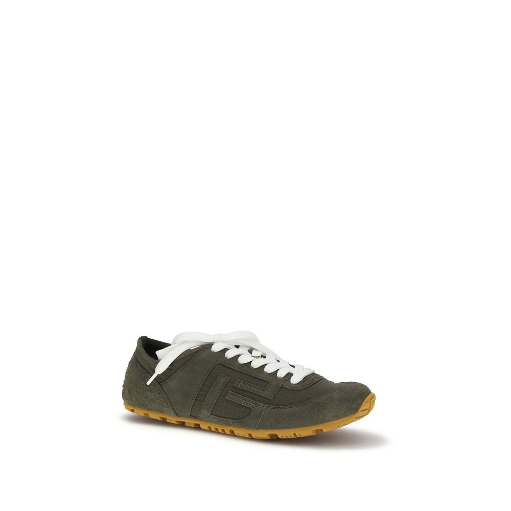Balmain Bicolor Calf Leather Street Sneakers