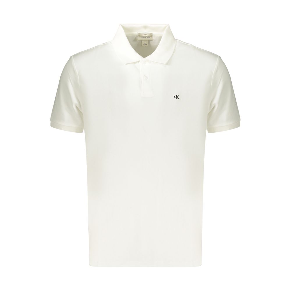 White Cotton Men's Polo Shirt mens luxury fashion - Mens Edit