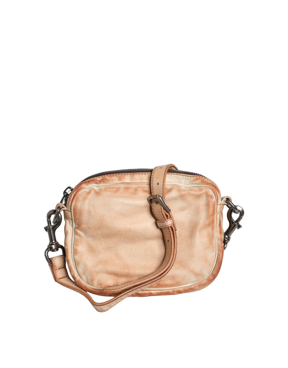 Dolce & Gabbana Leather Shoulder Bag in Beige