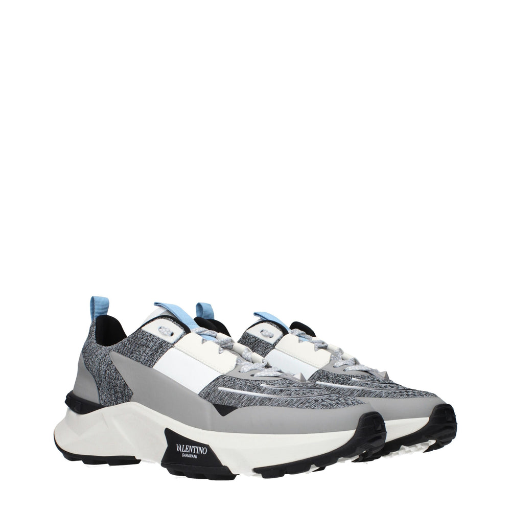 Valentino Garavani Fabric Sneakers in Grey