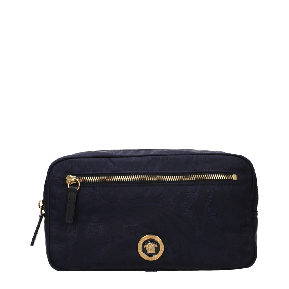 Versace Fabric Backpack in Blue