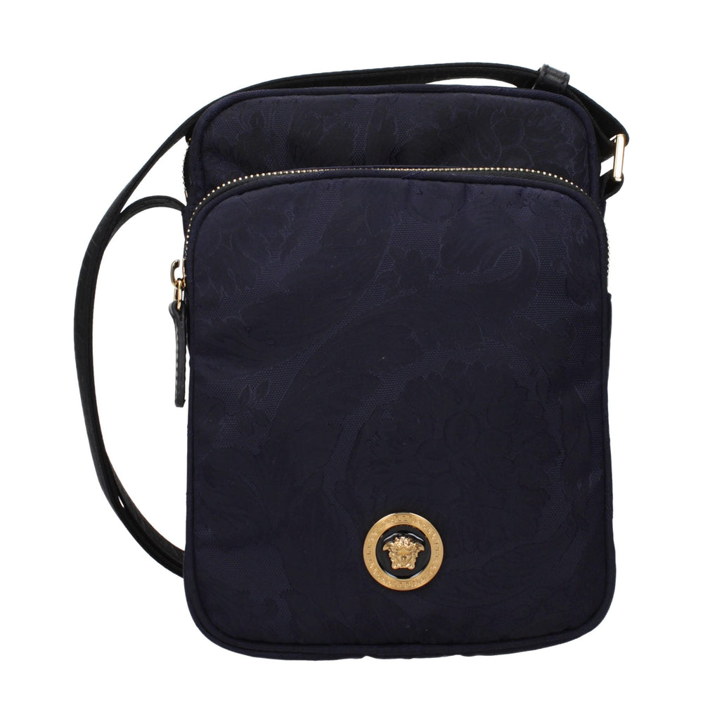 Versace Crossbody Messenger Bag από Υφασμάτινο Υλικό