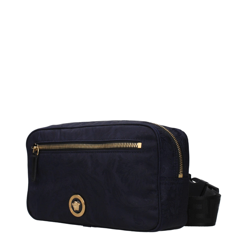 Versace Fabric Backpack in Blue