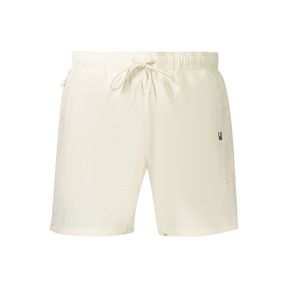 Beige Polyester Men's Short mens luxury fashion - Mens Edit