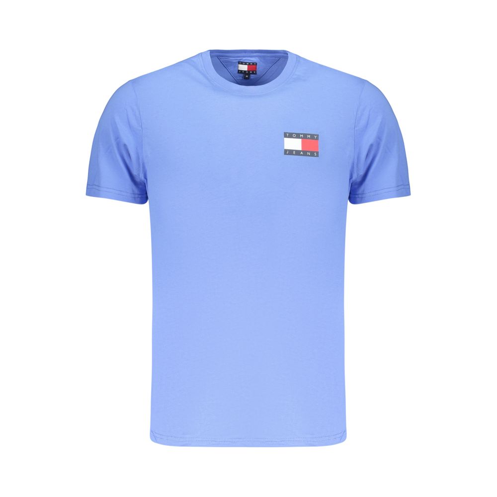 Tommy Hilfiger Γαλάζιο Βαμβακερό T-Shirt