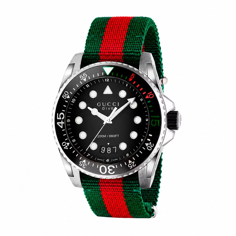 Multicolor Nylon Sport Watch mens luxury fashion - Mens Edit