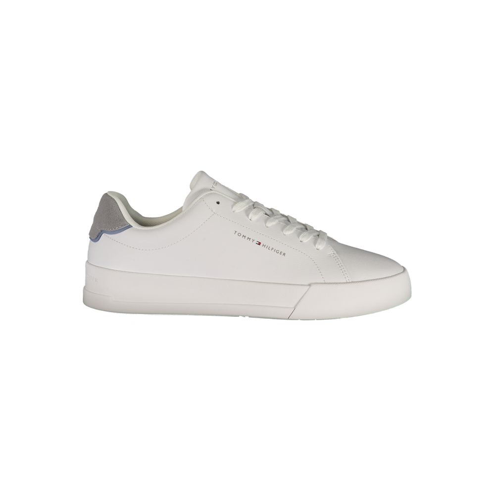 Tommy Hilfiger Λευκό Sneaker από Πολυουρεθάνη