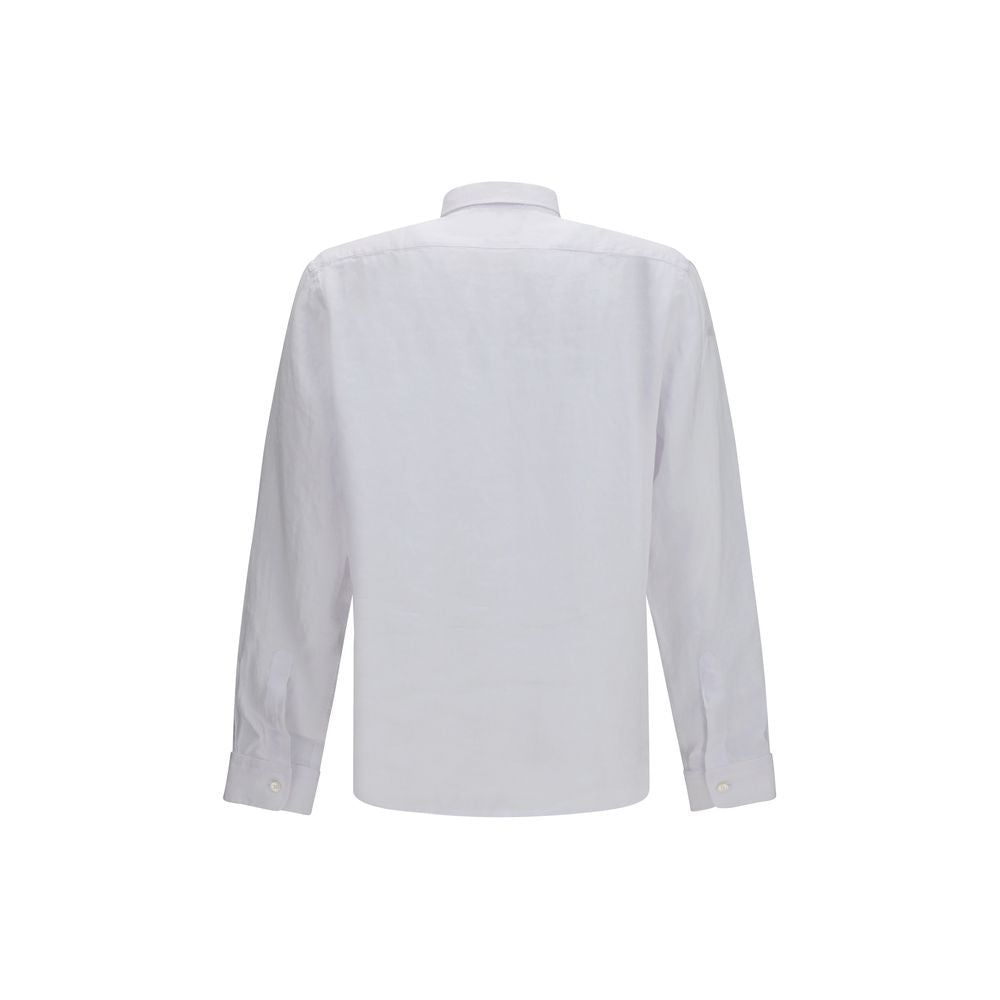 Hugo Boss 100% Linen Dress Shirt in White