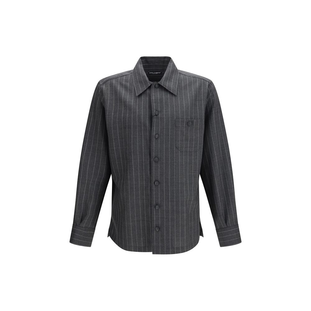 Gray Wool Oves Aries Dress Shirt mens luxury fashion - Mens Edit