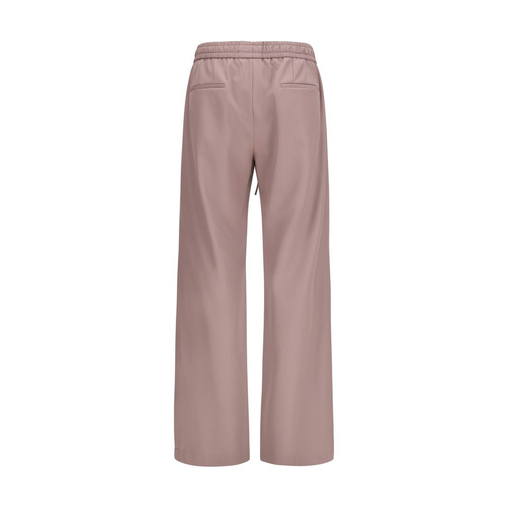 Dolce & Gabbana 100% Merino Wool Joggers in Brown