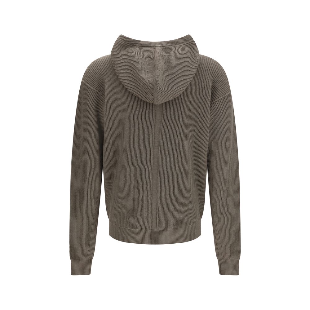 Gray Wool Oves Aries Hoodie