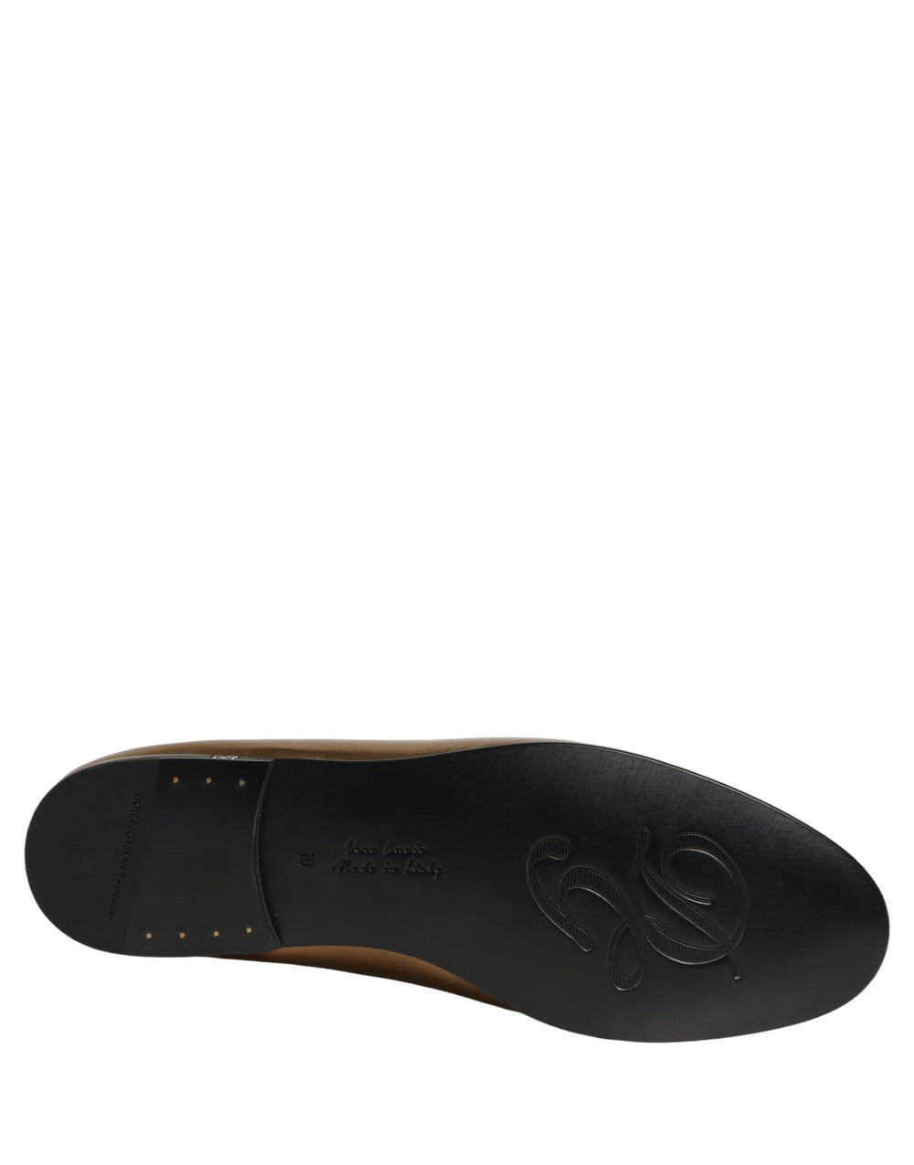 Gold Leather DG Logo Slip On Men Loafers Shoes mens luxury fashion - Mens Edit
