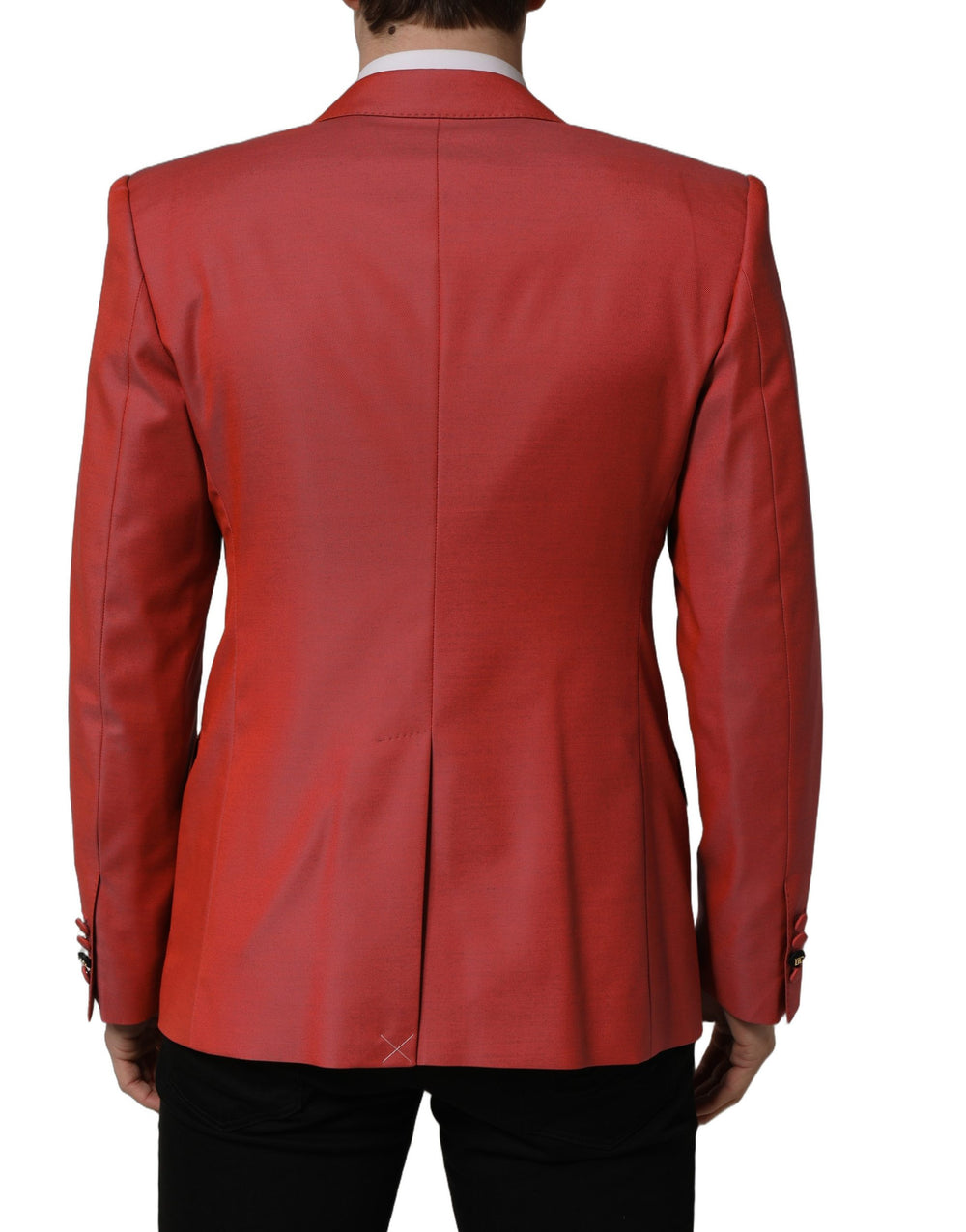 Dolce & Gabbana Virgin Wool Blazer in Red