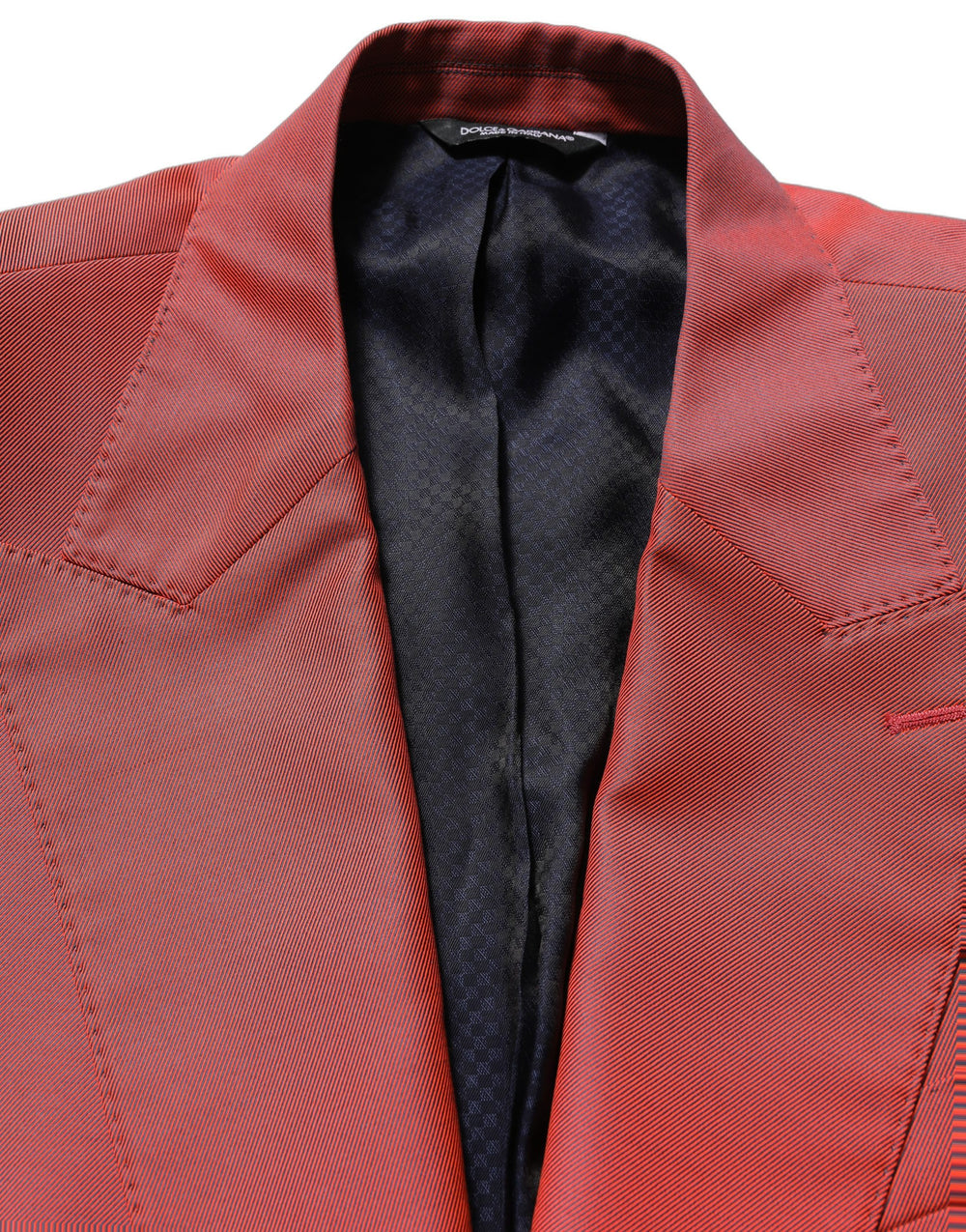 Dolce & Gabbana Virgin Wool Blazer in Red