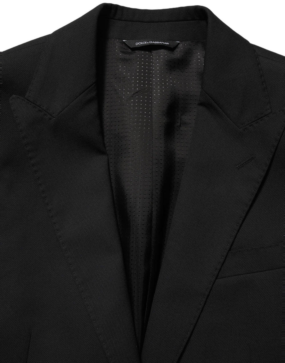 Dolce & Gabbana Single Breasted Blazer in Black