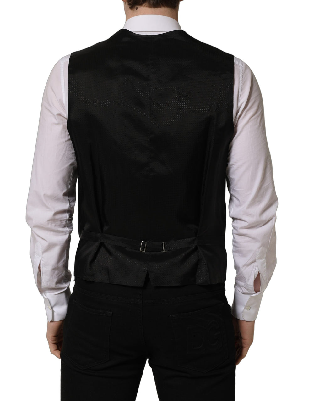 Dolce & Gabbana Wool Waistcoat in Black