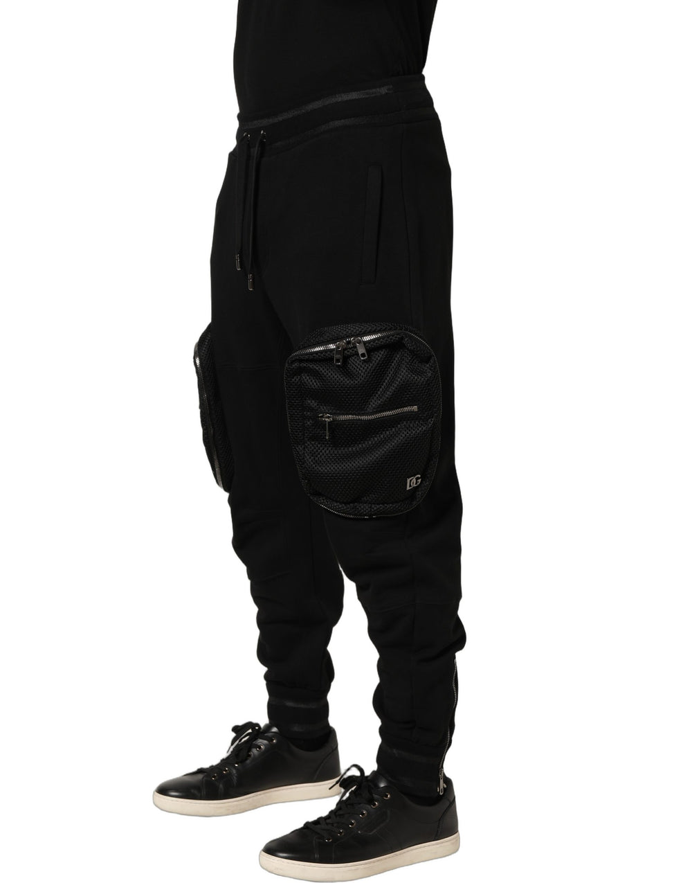 Dolce & Gabbana Cargo Jogger Sweatpants in Black