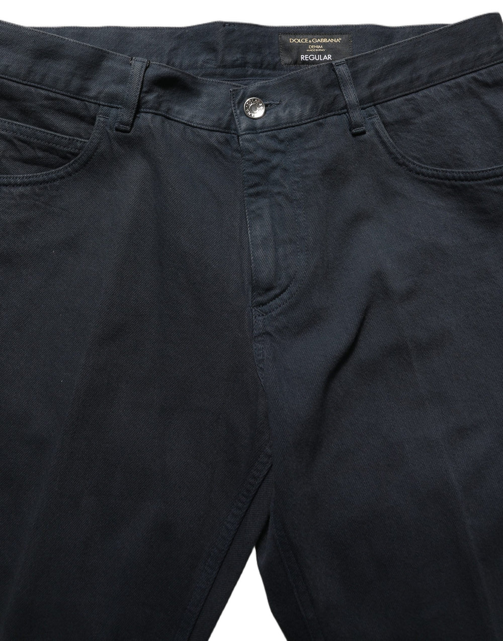 Dolce & Gabbana 100% Cotton Skinny Jeans in Black