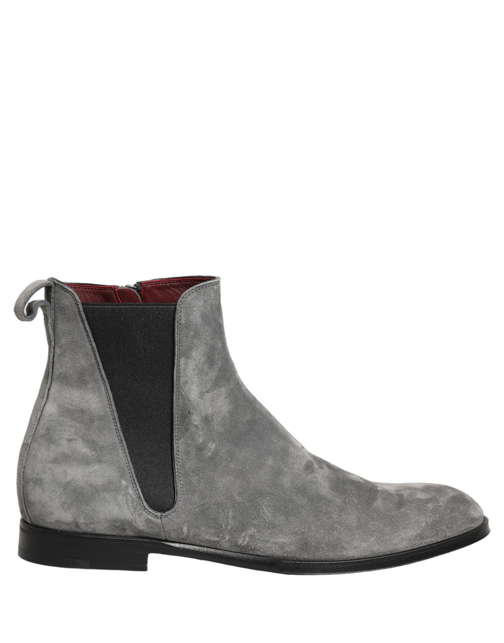 Dolce & Gabbana Calf Leather Chelsea Boots in Grey
