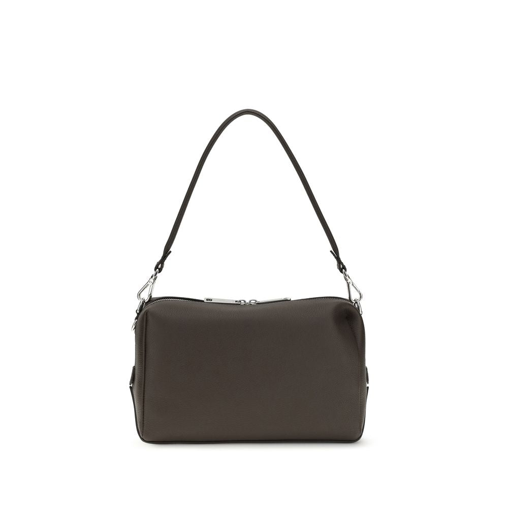Fendi Calf Leather Shoulder Bag in Brown mens luxury fashion - Mens Edit