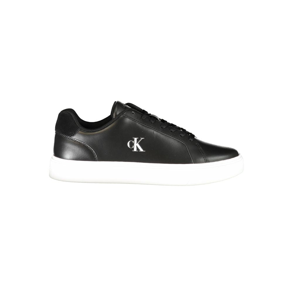 Calvin Klein Black Polyurethane Sneaker