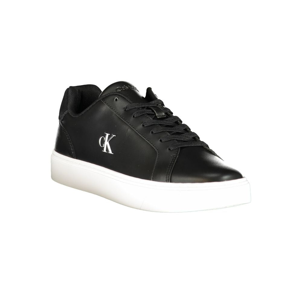 Calvin Klein Black Polyurethane Sneaker