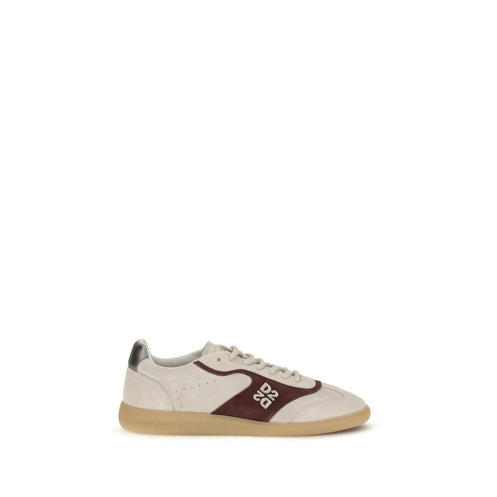 Beige Calf Leather Bos Taurus Low Top Sneakers mens luxury fashion - Mens Edit
