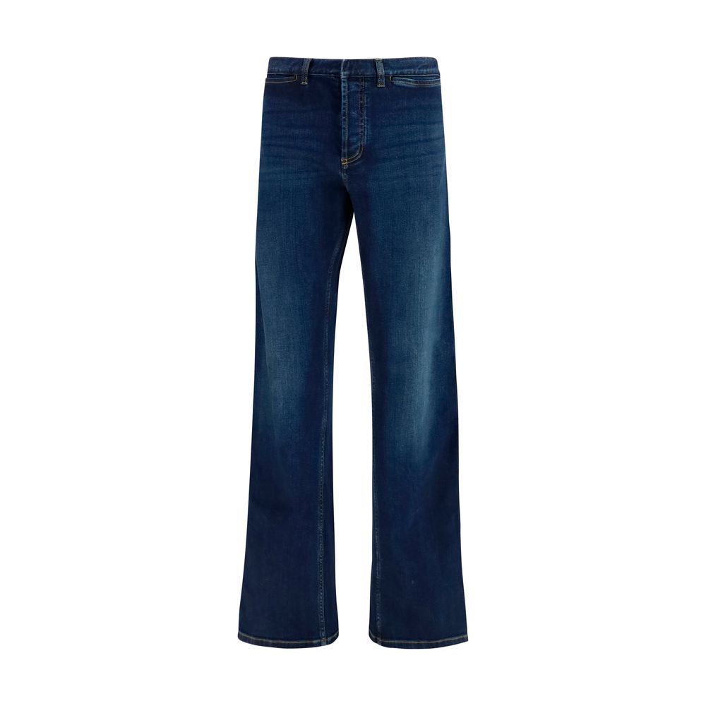 Gucci Cotton Flared Jeans in Blue