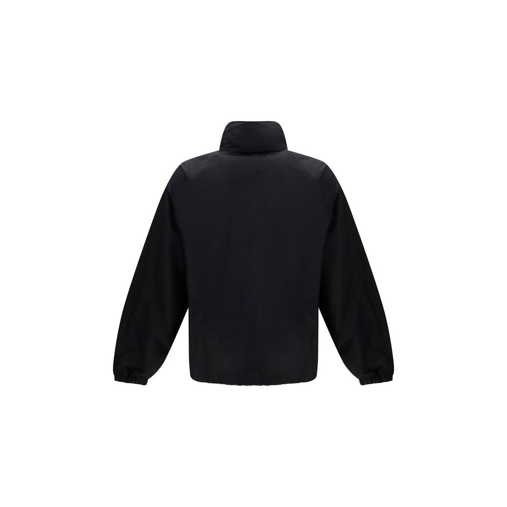 Gucci Cotton Full-Length Jacket in Black