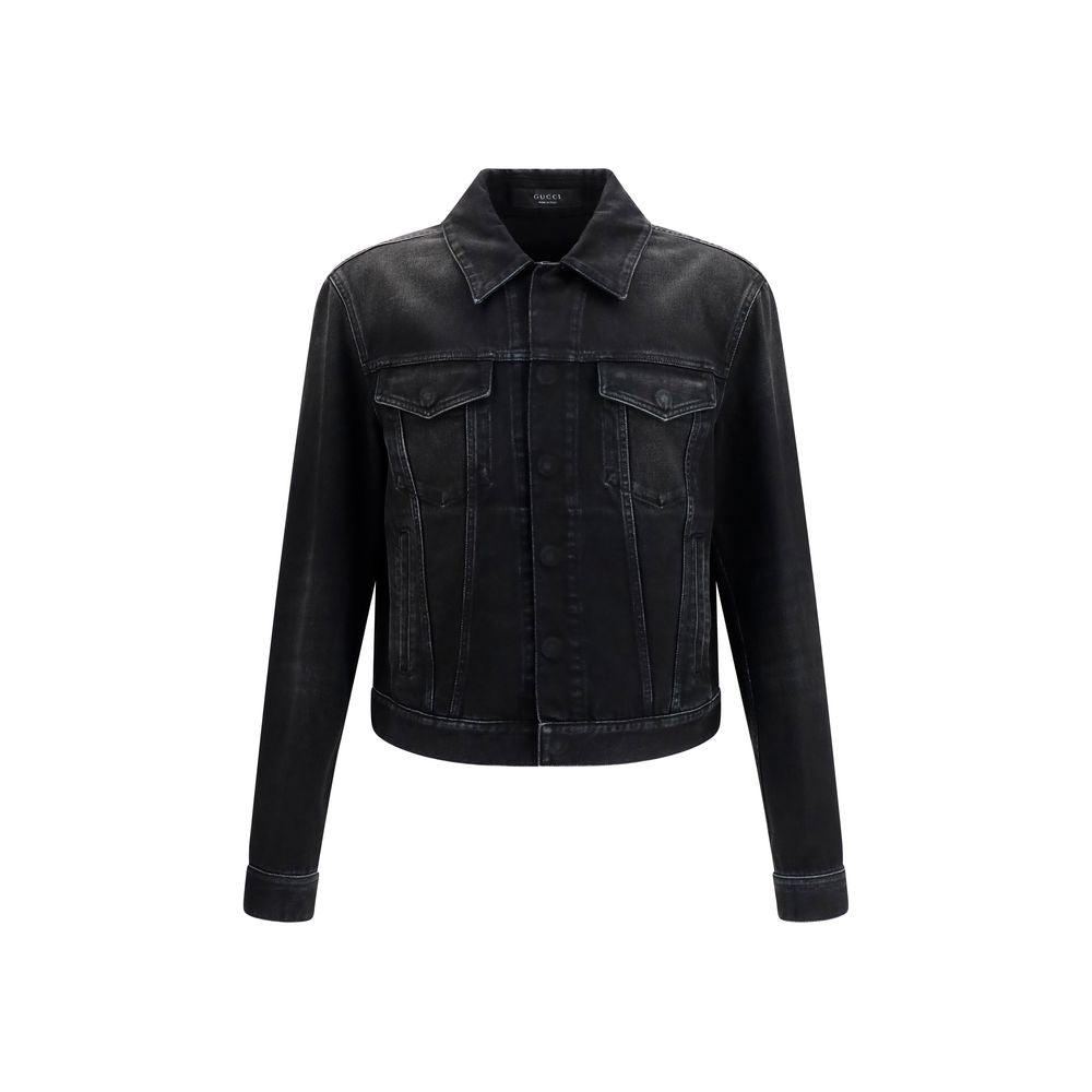 Blue Cotton Denim Jacket mens luxury fashion - Mens Edit
