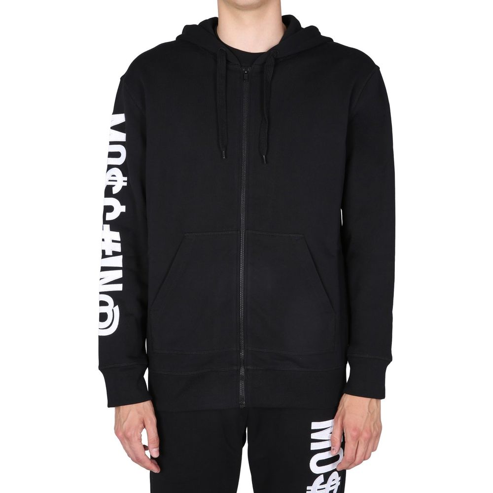 Moschino Couture Cotton Sweatshirt in Black