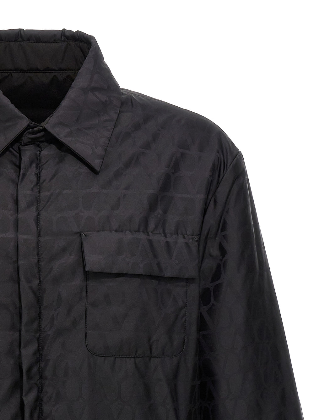 Valentino Garavani Αναστρέψιμο Jacket από 100% Πολυαμίδιο σε Μαύρο