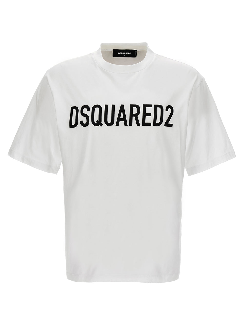 Dsquared² Bicolor Cotton T-Shirt in White/Black