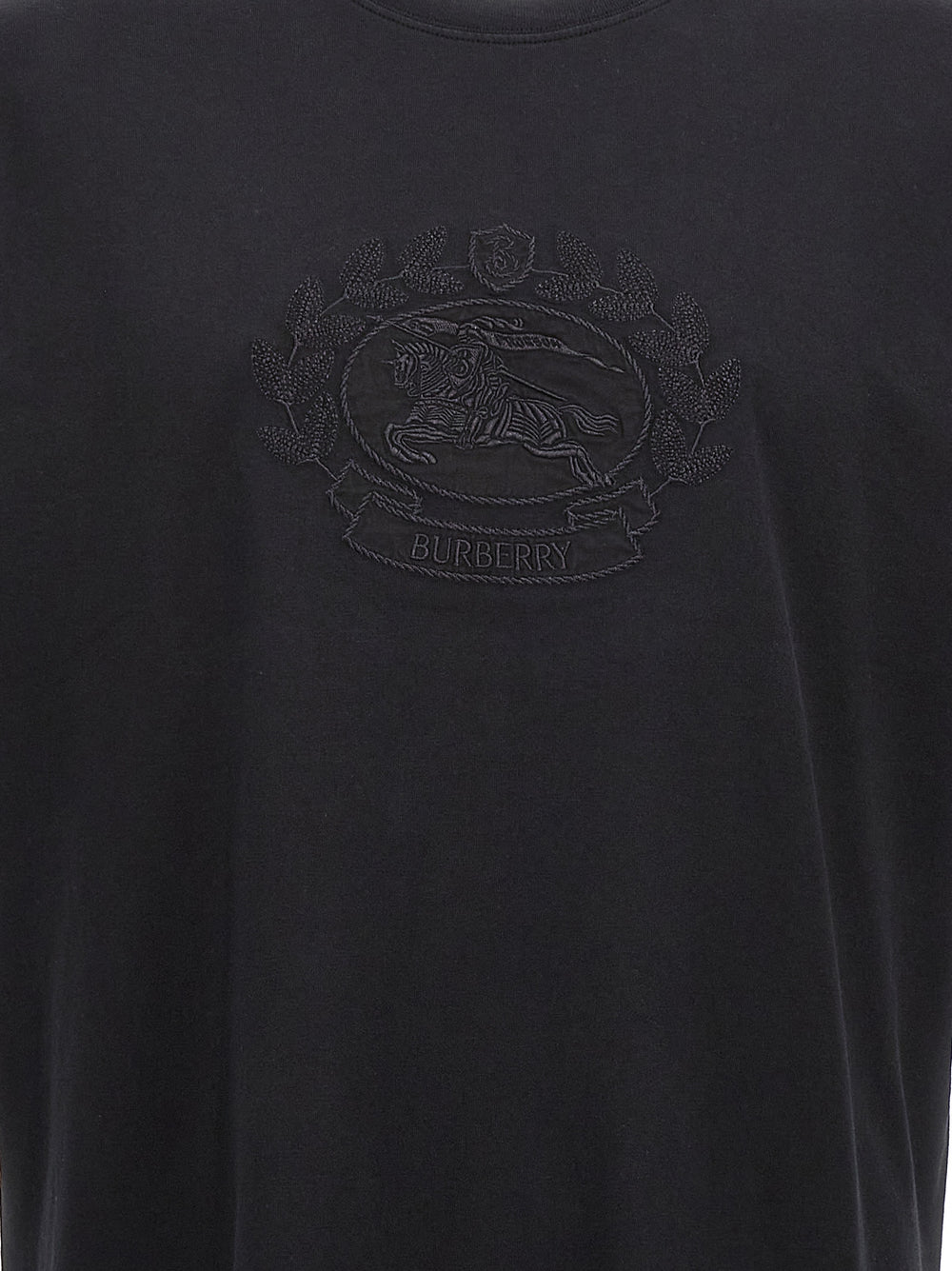 Burberry T-shirt από 100% βαμβάκι σε Μαύρο