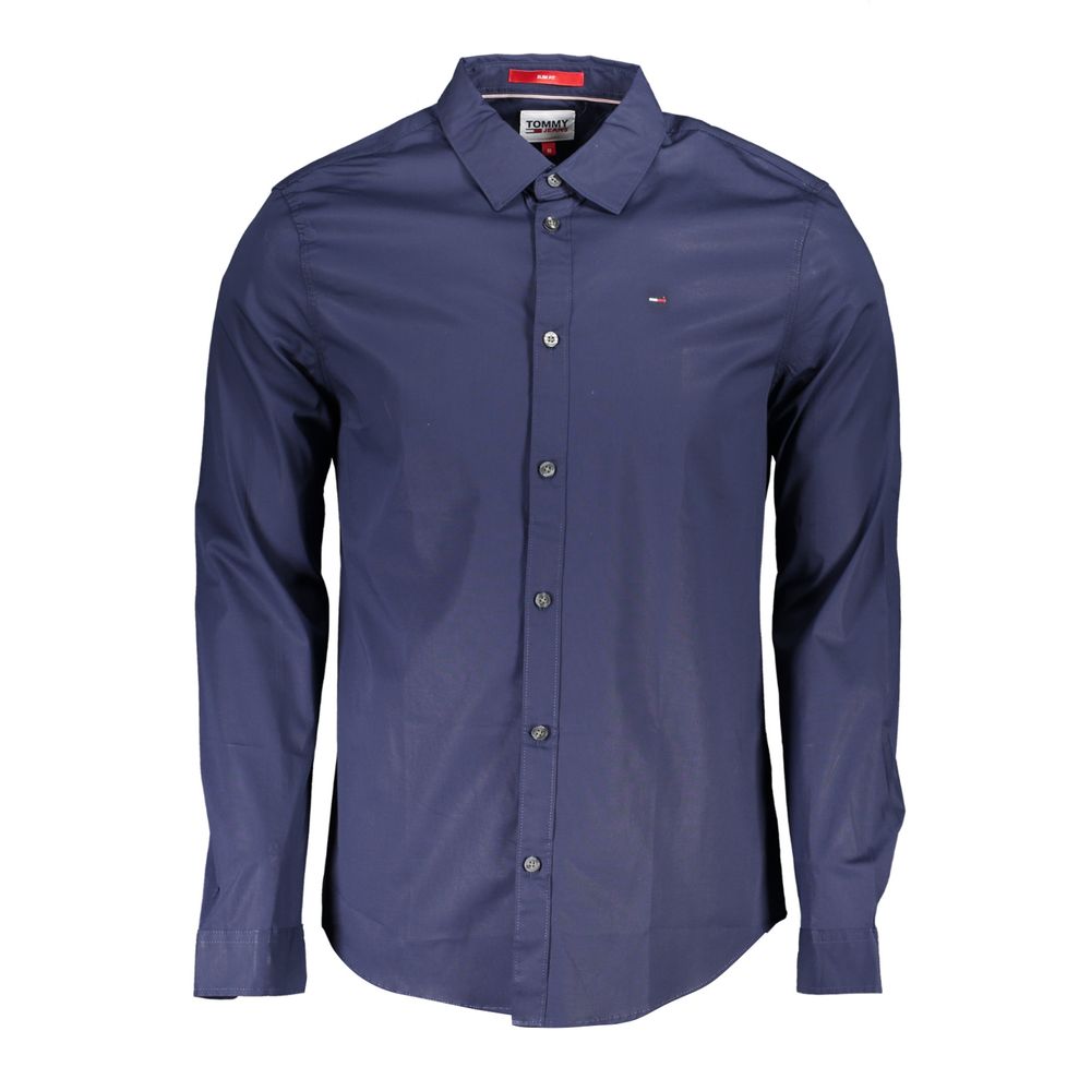 Tommy Hilfiger Blue Cotton Shirt