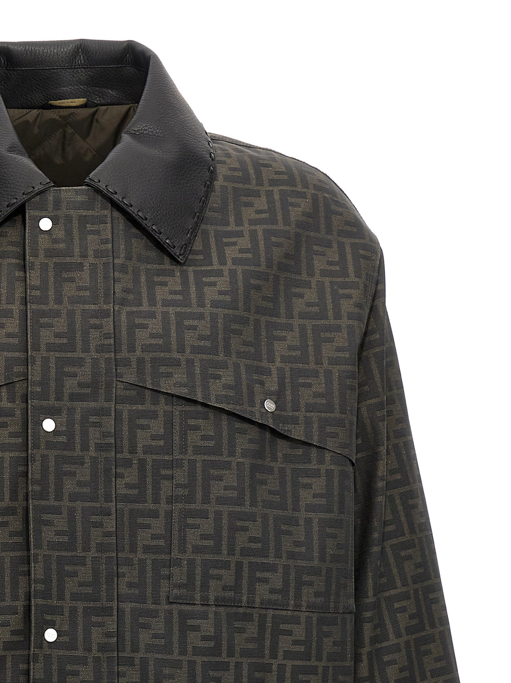 Fendi Jacket από Πολυεστέρα σε Καφέ