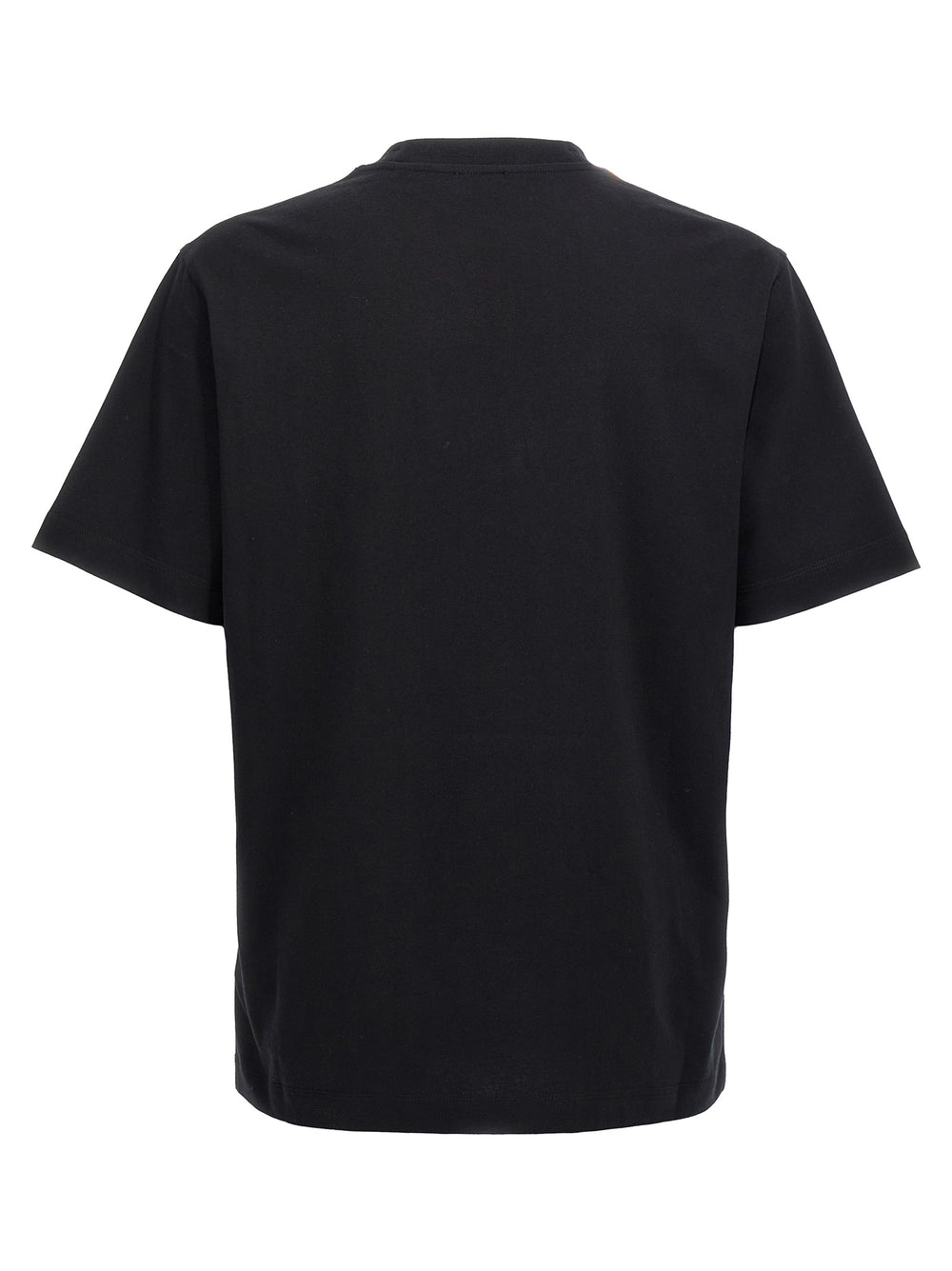 Burberry Βαμβακερό T-Shirt Bicolor σε Λευκό και Μαύρο