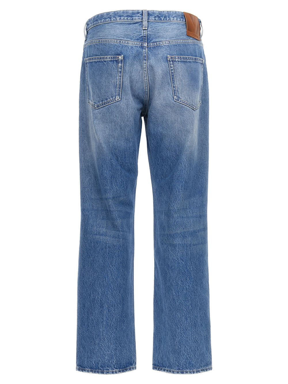 Valentino Garavani Cotton Straight-Leg Jeans in Blue