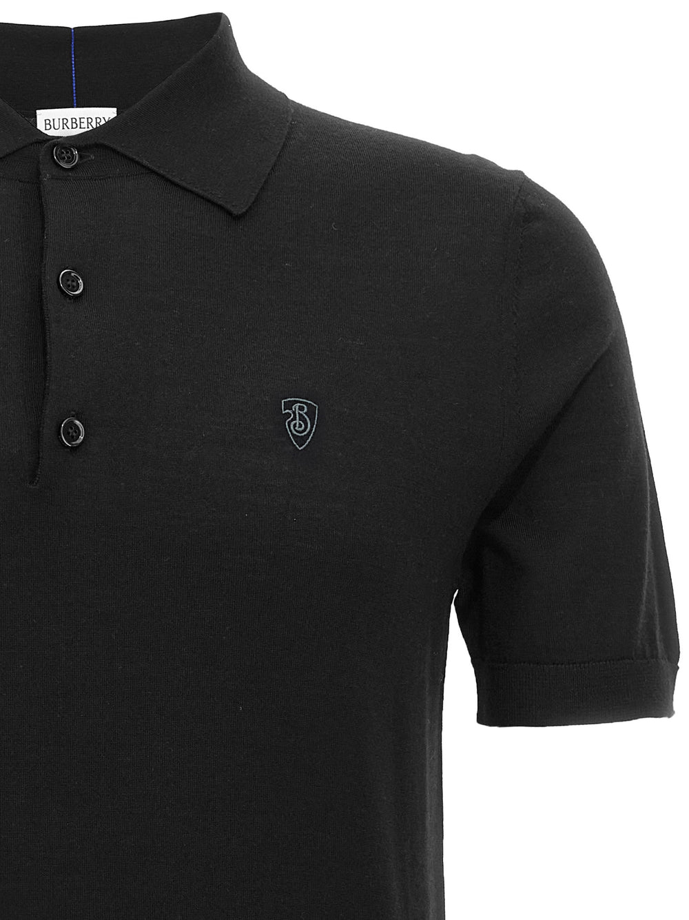 Burberry Polo από 100% μαλλί σε Μαύρο