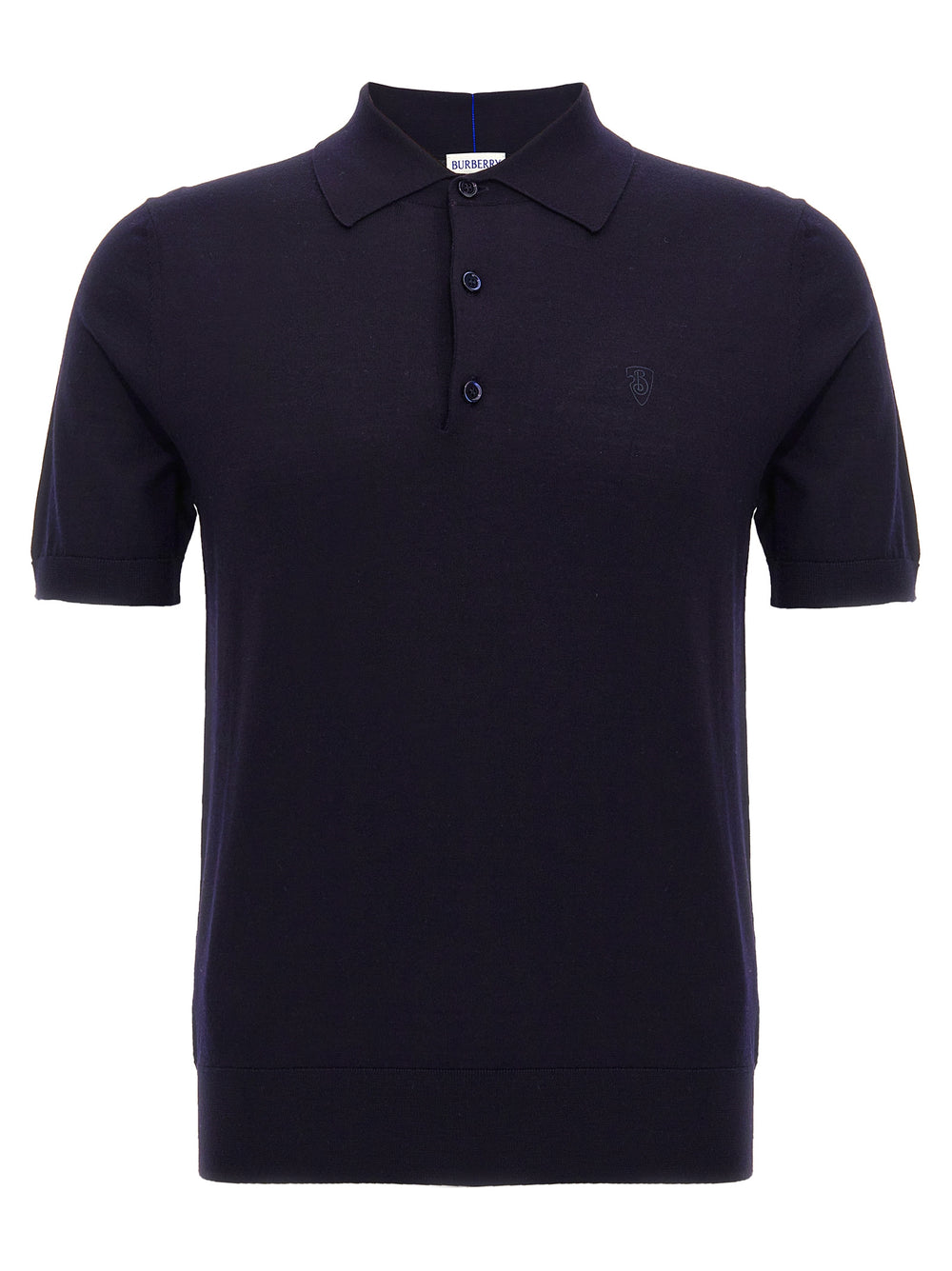 Blue Wool Polo Shirt mens luxury fashion - Mens Edit