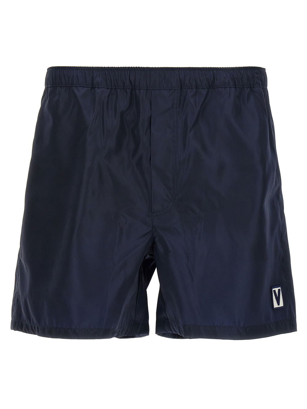 Valentino Garavani 100% Polyamide Swim Shorts in Blue