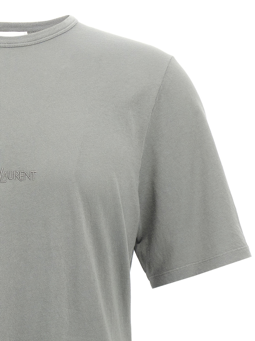 Gray Cotton T-Shirt