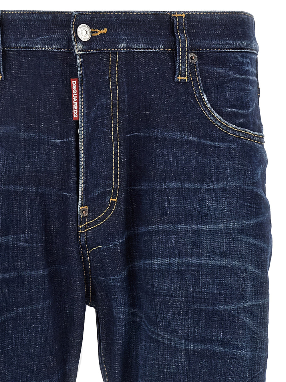 Dsquared² Cotton Straight-Leg Jeans in Blue