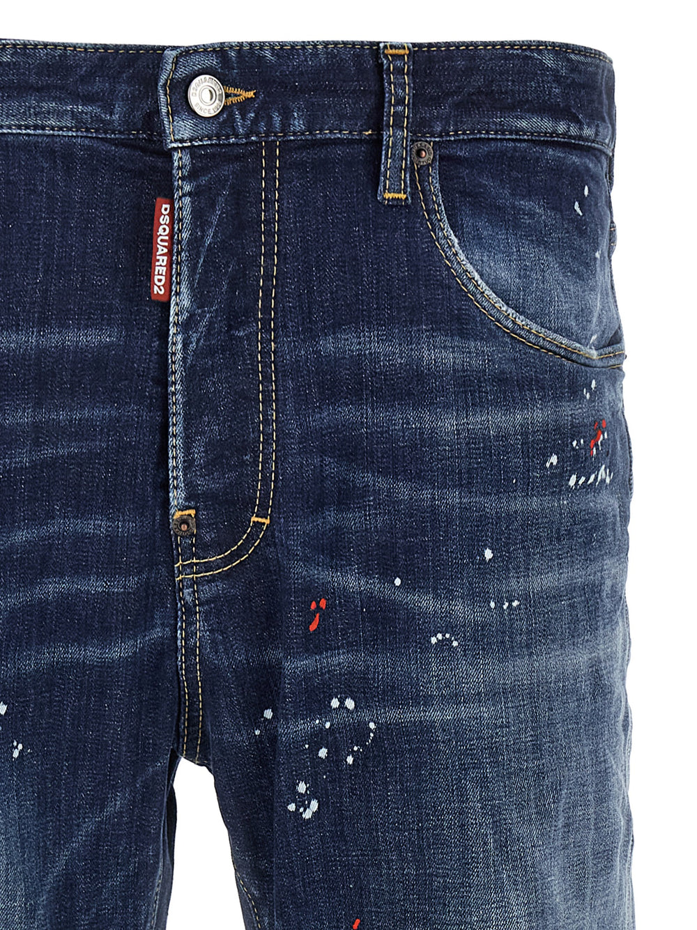 Dsquared² Relaxed Fit Jeans in Blue